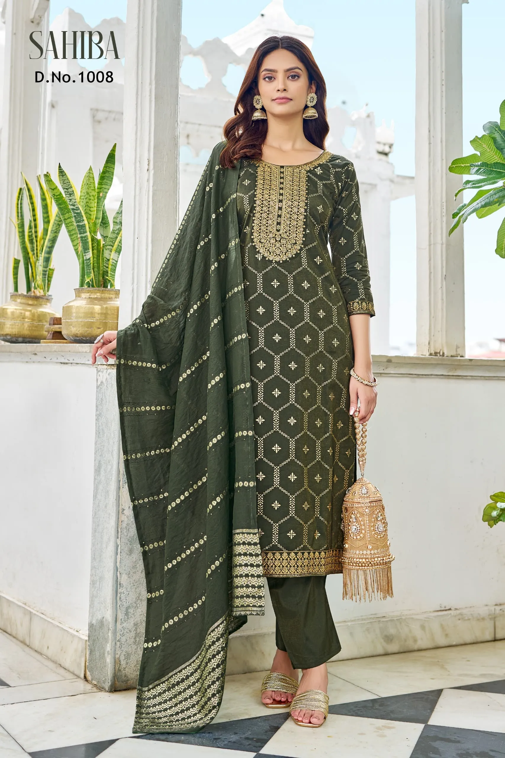 Sahiba Salwar suit With Kurti Pent - Image 16 in Surat